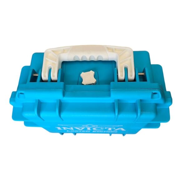 Invicta Limited Edition Aqua Blue Empty Hard Watch Dive Case Only - Picture 6 of 16